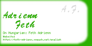 adrienn feth business card